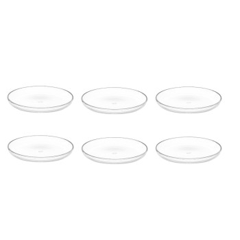 Leonardo Assiettes pour le petit-déjeuner et à dessert Cucina Ø 18 cm, Transparent Leonardo Assiettes pour le petit-déjeuner et à dessert Cucina Ø 18 cm, Transparent