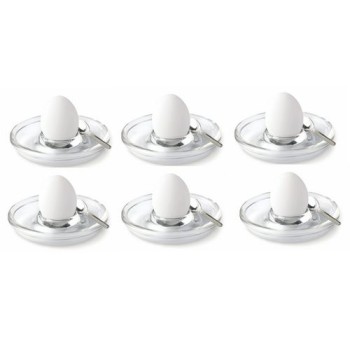 Leonardo Coquetier Ciao 6 pièces, Transparent Leonardo Coquetier Ciao 6 pièces, Transparent