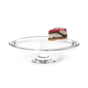 Leonardo Assiette à gâteau Ciao avec pied Transparent Leonardo Assiette à gâteau Ciao avec pied Transparent