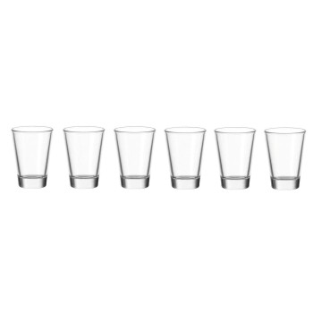 Leonardo Verre à schnaps Ciao 60 ml, 6 Pièce/s, Transparent  Leonardo Verre à schnaps Ciao 60 ml, 6 Pièce/s, Transparent