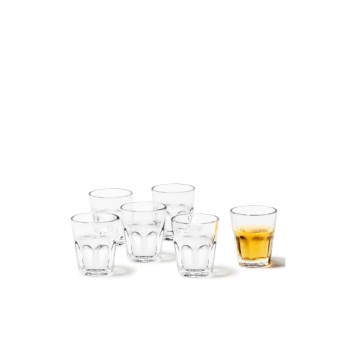 Leonardo Verre à schnaps Stamper, Rock 50 ml, 6 Pièce/s, Transparent  Leonardo Verre à schnaps Stamper, Rock 50 ml, 6 Pièce/s, Transparent