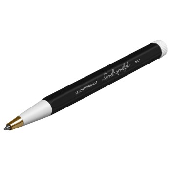 Leuchtturm Gelschreiber Drehgriffel, 0.5 mm, Gelmine, black  Leuchtturm Gelschreiber Drehgriffel, 0.5 mm, Gelmine, black