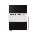 Leuchtturm Notizbuch Master Slim A4 dotted, black, 121 pages