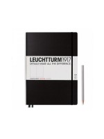 Leuchtturm Notizbuch Master Slim A4 dotted, black, 121 pages