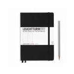 Leuchtturm Notizbuch Medium A5 dotted, black, 249 pages