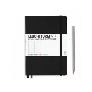Leuchtturm Notizbuch Medium A5 dotted, black, 249 pages Leuchtturm Notizbuch Medium A5 dotted, black, 249 pages