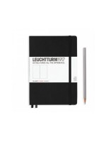 Leuchtturm Notizbuch Medium A5 blanko, black, 249 pages