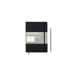 Leuchtturm Carnet de notes Couverture souple moyenne A5, Pois, Noir