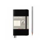 Leuchtturm Notizbuch Softcover A6 dotted, schwarz, 121 Seiten