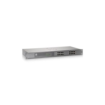 LevelOne FEP-1611: 16 Port Switch, PoE, unmanaged, 16x 100Mbps PoE LevelOne FEP-1611: 16 Port Switch, PoE, unmanaged, 16x 100Mbps PoE
