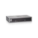 LevelOne FEU-0511: 4+1x Switch, 100Mbit/s, 100Mbit/s, 1x MM-SC, Ventilatorlos, Metallgeh.