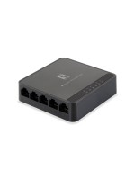 LevelOne GEU-0522: 5-Port-Gigabit-Switch, 1000Mbps, externes power supply