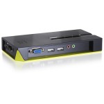 LevelOne KVM-0421: 4Port câble-KVM-Switch, USB, VGA, 2048X1536, Audio