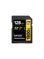 Lexar Professional SDXC 1800x UHS-II 128GB, read 280 MB/s, write 210 MB/s