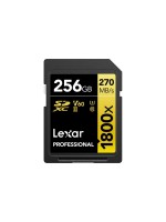 Lexar Professional SDXC 1800x UHS-II 256GB, read 280 MB/s, write 205 MB/s