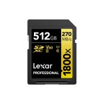Lexar Professional SDXC 1800x UHS-II 1512GB, Lesen 280 MB/s, Schreiben 205 MB/s