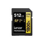 Lexar Carte SDXC Professional 1800x Gold Series 512 GB