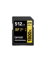 Lexar Professional SDXC 1800x UHS-II 1512GB, read 280 MB/s, write 205 MB/s