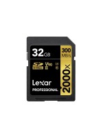 Lexar Professional SDXC 2000x UHS-II 32GB, read 300 MB/s, write 260 MB/s