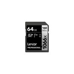 Lexar Carte SDXC Professional 1066x Silver 64 GB