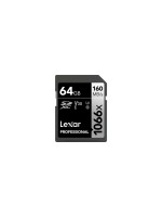 Lexar Professional SDXC 1066x UHS-I 64GB, read 160 MB/s, write 70 MB/s