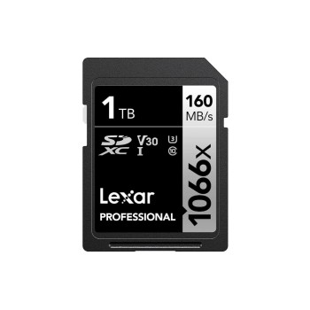 Lexar Professional SDXC 1066x UHS-I 1TB, Lesen 160 MB/s, Schreiben 120 MB/s Lexar Professional SDXC 1066x UHS-I 1TB, Lesen 160 MB/s, Schreiben 120 MB/s