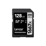 Lexar Carte SDXC Professional 1667x SILVER Serie 128 GB