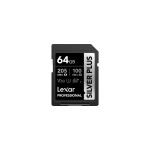 Lexar Professional SDXC SilverP UHS-I 64GB, Lesen 205 MB/s, Schreiben 100 MB/s