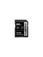 Lexar Carte SDXC Professional Silver Plus 64 GB