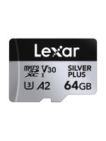 Lexar Carte microSDXC Professional Silver Plus 64 GB