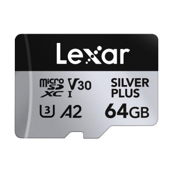 Lexar Carte microSDXC Professional Silver Plus 64 GB