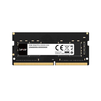 Lexar DDR4 Laptop Memory 3200MHz 1x16GB, 1x16GB,3200MT/s,CL22-22-22-52, 1.2V, 260Pin Lexar DDR4 Laptop Memory 3200MHz 1x16GB, 1x16GB,3200MT/s,CL22-22-22-52, 1.2V, 260Pin