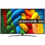 LG TV UN 86NANO81A6A, 86 4K UHD, Direct LED, 1-pole