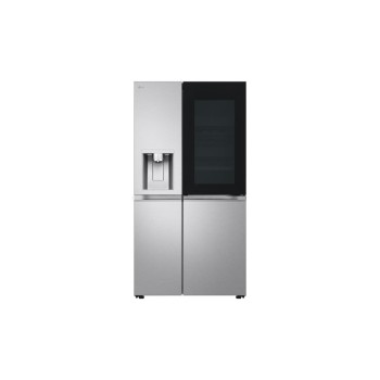 LG Foodcenter GSXE91MBAD Gris, Droite et gauche LG Foodcenter GSXE91MBAD Gris, Droite et gauche