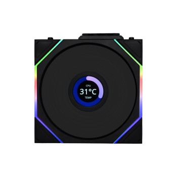Lian Li Ventilateur PC Uni Fan TL LCD Reverse Blade Noir Lian Li Ventilateur PC Uni Fan TL LCD Reverse Blade Noir