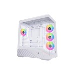 Lian Li V100 RGB Weiss, Midi Tower, Tempered Glass