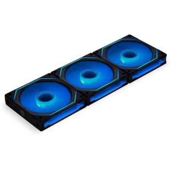 Lian Li Ventilateur PC UNI FAN SL120 ARGB Lot de 3, noir Lian Li Ventilateur PC UNI FAN SL120 ARGB Lot de 3, noir