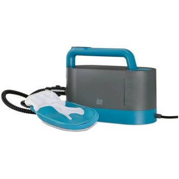 Lichterblitz Nettoyeur à vapeur 1200 W Gris/Bleu Set 15 pcs