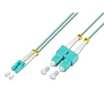 Lightwin LWL Duplex Câble patch, Multimode 50/125æm, LC-SC, 1.0m OM3