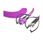 Lightwin Câble patch à fibre optique SC-ST, Multimode, Duplex, OM4, 2m