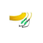Lightwin LWL Simplex patch cable, Singlemode 9/125µm, LC/APC-LC/APC, 3m