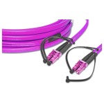 Lightwin LWL Duplex patch cable, 10Gbps, OM4, Multimode 50/125µm, LC-LC, 25cm