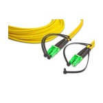 Lightwin Câble patch à fibre optique LC/APC-LC/APC, Singlemode, Duplex, 15m