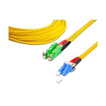 Lightwin LWL HQ Duplex Patchkabel, LSH, 3m, Singlemode OS2, E2000/APC-LC kompatibel Lightwin LWL HQ Duplex Patchkabel, LSH, 3m, Singlemode OS2, E2000/APC-LC kompatibel