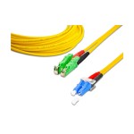 Lightwin Câble patch à fibre optique LSH/APC-LC, Singlemode, Duplex, 5m