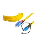 Lightwin LWL HQ Duplex patch cable, LSH, 5m, Singlemode OS2, E2000-LC kompatibel
