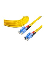 Lightwin LWL HQ Duplex patch cable, LSH, 1m, Singlemode OS2, E2000-E2000 kompatibel