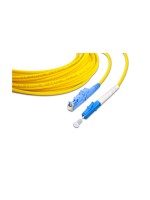 Lightwin LWL HQ Simplex patch cable, LSH, 1m, Singlemode OS2, E2000-LC kompatibel