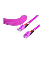 Lightwin Câble patch à fibre optique LSH-LSH, Multimode, OM4, 1m