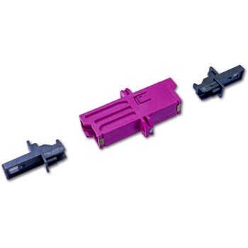 Lightwin Accouplement à fibre optique LSH(E2000)-LSH (E2000), simplex, multimode OM4 Lightwin Accouplement à fibre optique LSH(E2000)-LSH (E2000), simplex, multimode OM4